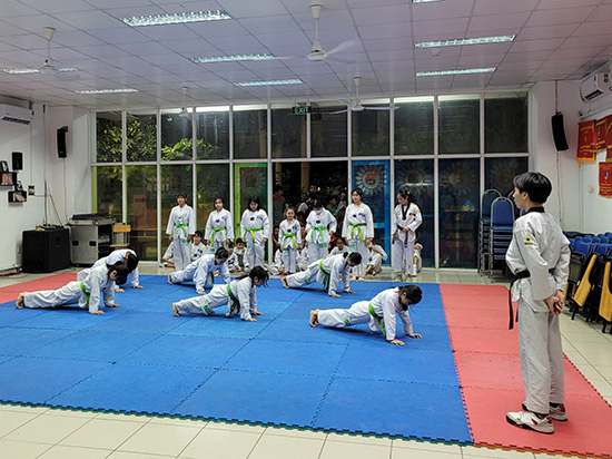 Kỳ thi thăng cấp đai Taekwondo quý 1/2023 - Nhà Thiếu nhi Quận 10