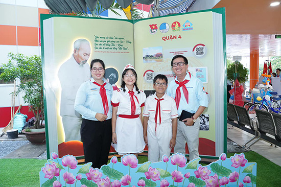 Khánh thành Không gian văn hoá Bác Hồ với Thiếu nhi và thư viện thông minh - Nhà Thiếu nhi Quận 4