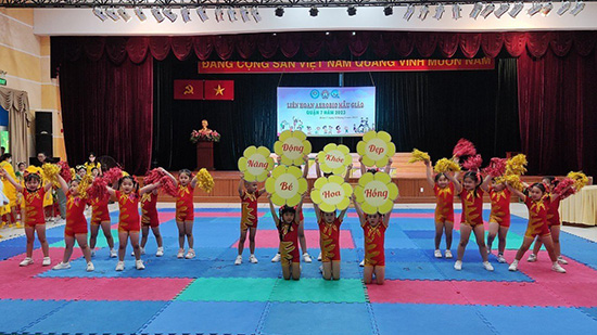 Liên hoan Aerobic mẫu giáo năm 2023 - Nhà Thiếu nhi Quận 7