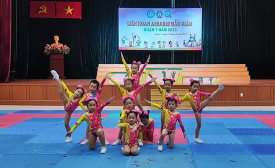 Liên hoan Aerobic mẫu giáo năm 2023 - Nhà Thiếu nhi Quận 7