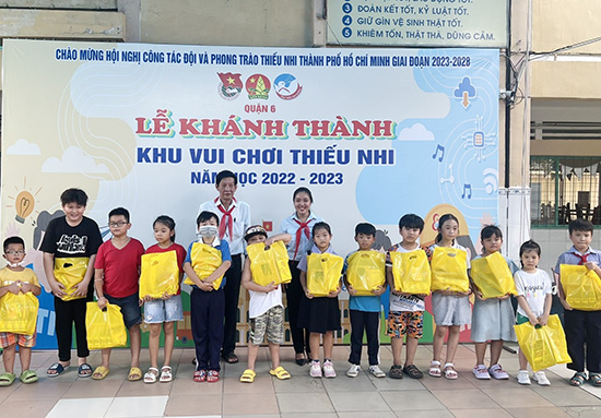 Khánh thành Khu vui chơi Thiếu nhi năm 2023 - Nhà Thiếu nhi Quận 6