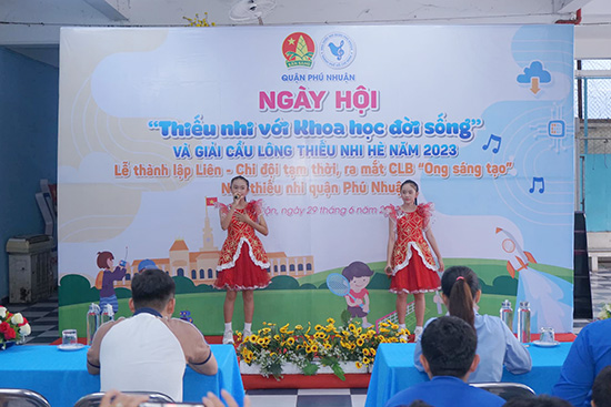 Lễ ra mắt Liên đội, Chi đội tạm thời và Ngày hội thiếu nhi với Khoa học đời sống - Nhà Thiếu nhi Quận Phú Nhuận