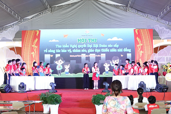 Hội thi tìm hiểu Nghị quyết đại hội Đoàn các cấp - Nhà Thiếu nhi Thành phố Thủ Đức