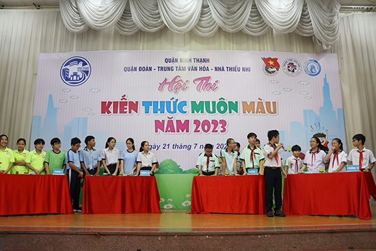 Hội thi Kiến thức muôn màu năm 2023 - Nhà Thiếu nhi Quận Bình Thạnh