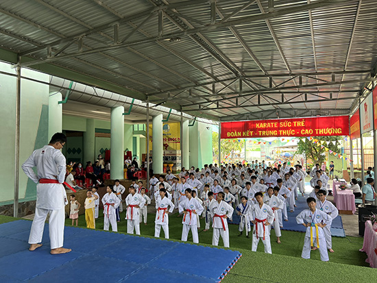 Lễ thành lập Liên đội, Chi đội tạm thời hè - Nhà Thiếu nhi Huyện Củ Chi