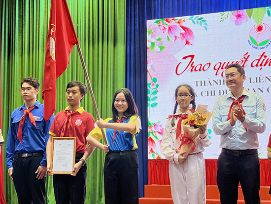 Lễ thành lập Liên Chi đội tạm thời và kiện toàn các Câu lạc bộ đội nhóm - Nhà Thiếu nhi Quận 11