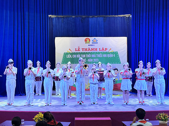 Thành lập Liên Chi đội tạm thời hè năm 2023 - Nhà Thiếu nhi Quận 4