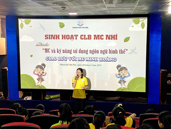 Chuyên đề MC và Kỹ năng sử dụng ngôn ngữ hình thể - Nhà Thiếu nhi Thành phố Thủ Đức