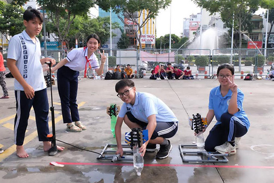 Hội thi tên lửa nước năm 2023 - Nhà Thiếu nhi Quận 4