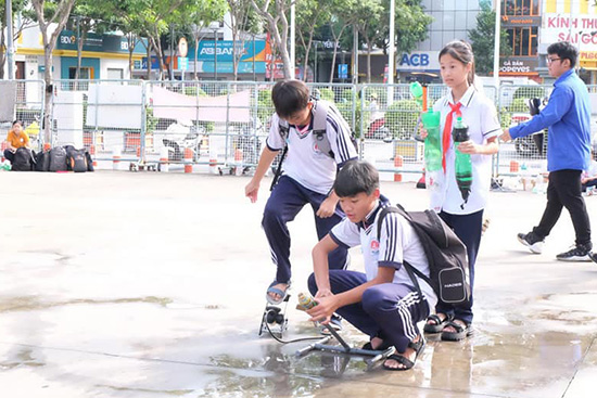 Hội thi tên lửa nước năm 2023 - Nhà Thiếu nhi Quận 4