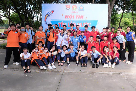 Hội thi tên lửa nước năm 2023 - Nhà Thiếu nhi Quận 4
