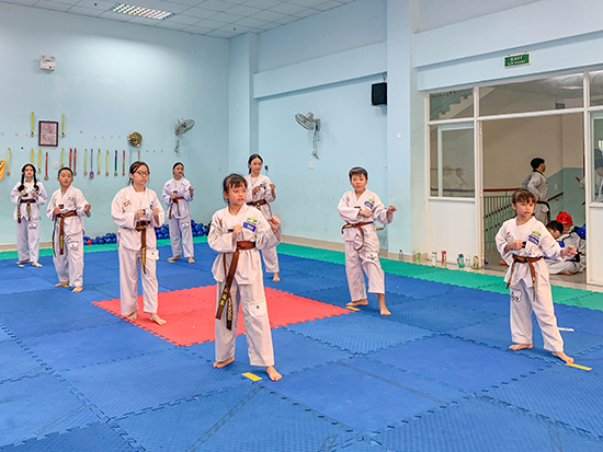 CLB võ Taekwondo tổ chức thi nâng cấp quý 3 năm 2023 - Nhà Thiếu nhi Quận 3