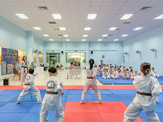 CLB võ Taekwondo tổ chức thi nâng cấp quý 3 năm 2023 - Nhà Thiếu nhi Quận 3