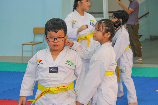 CLB võ Taekwondo tổ chức thi nâng cấp quý 3 năm 2023 - Nhà Thiếu nhi Quận 3