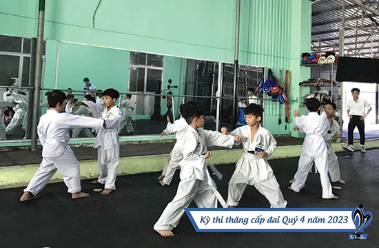 Kỳ thi thăng cấp đai bộ môn Taekwondo năm 2023 - Nhà Thiếu nhi Huyện Củ Chi