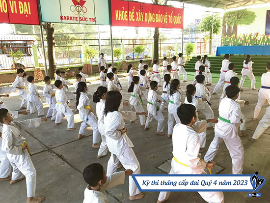 Kỳ thi thăng cấp đai bộ môn Taekwondo năm 2023 - Nhà Thiếu nhi Huyện Củ Chi