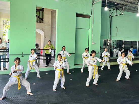 Kỳ thi thăng cấp đai bộ môn Taekwondo năm 2023 - Nhà Thiếu nhi Huyện Củ Chi