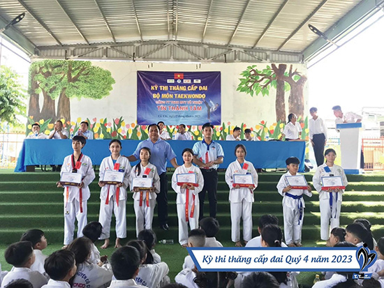 Kỳ thi thăng cấp đai bộ môn Taekwondo năm 2023 - Nhà Thiếu nhi Huyện Củ Chi