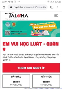 Hội thi tìm hiểu pháp luật và vẽ tranh - Nhà Thiếu nhi Quận 9