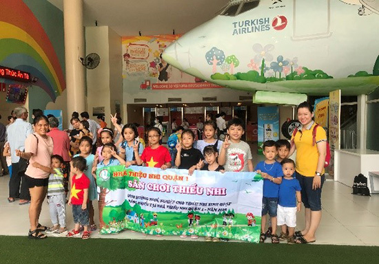 Sân chơi hè - Nhà Thiếu nhi Quận 1