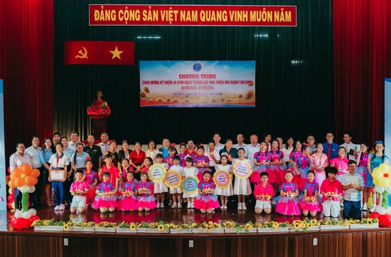 Chương trình lễ kỷ niệm 45 năm ngày thành lập Nhà Thiếu nhi Quận Tân Bình