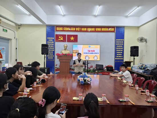 Tập huấn kỹ năng tác nghiệp và đưa tin - Nhà Thiếu nhi Quận 3