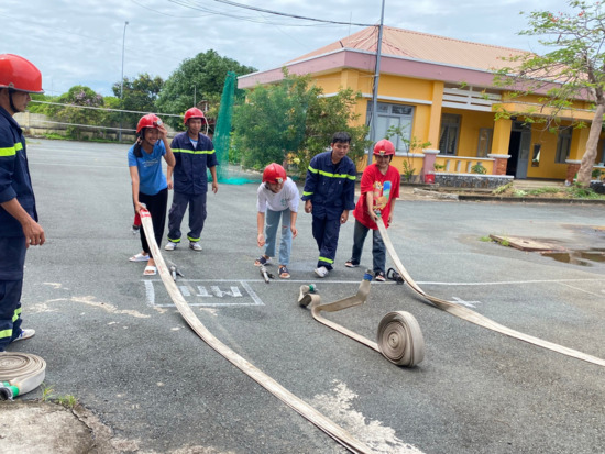 Chương trình trải nghiệm "Một ngày làm chiến sĩ phòng cháy chữa cháy" năm 2024 - Nhà Thiếu nhi Huyện Cần Giờ