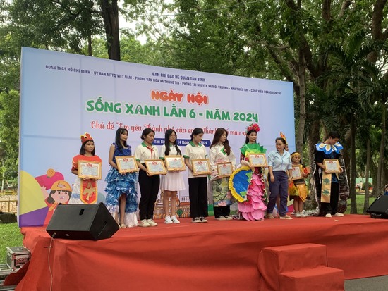 Hội thi trình diễn thời trang tái chế năm 2024 - Nhà Thiếu nhi Quận Tân Bình